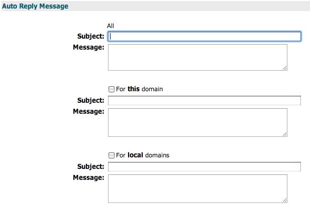 Auto Reply Identity Policy