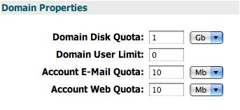Domain Quotas